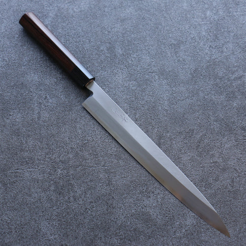 Seisuke Acier Blanc Kasumitogi Yanagiba  270mm Bois de rose Manipuler - japanny-FR