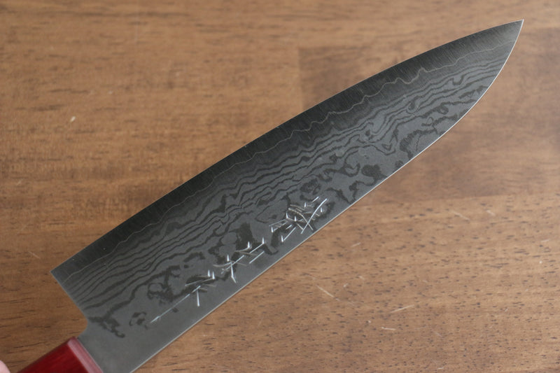 Nao Yamamoto VG10 Damas Gyuto  180mm Bois de pakka rouge Manipuler - japanny-FR