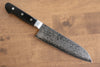 Seisuke VG10 8 Couche de Damas Migaki Terminé Santoku  165mm Bois de pakka noir Manipuler - japanny-FR