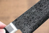 Seisuke VG10 8 Couche de Damas Migaki Terminé Santoku  165mm Bois de pakka noir Manipuler - japanny-FR