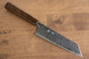 Seisuke Nami AUS10 Finition miroir Damas Bunka 180mm Manipuler Chêne - japanny-FR