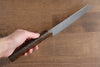 Seisuke Nami AUS10 Finition miroir Damas Bunka  180mm Chêne Manipuler - japanny-FR