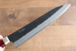 Seisuke Kuronashi Super Bleu Nashiji Kurouchi Gyuto  210mm Bois de pakka rouge Manipuler - japanny-FR