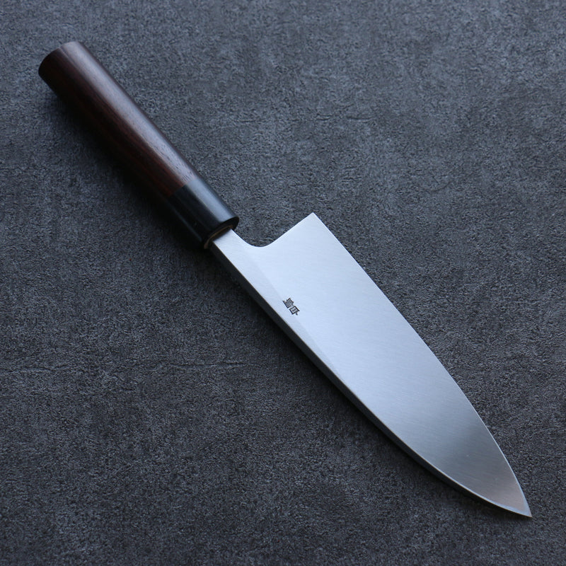 Seisuke Acier Blanc Kasumitogi Deba  180mm Bois de rose Manipuler - japanny-FR