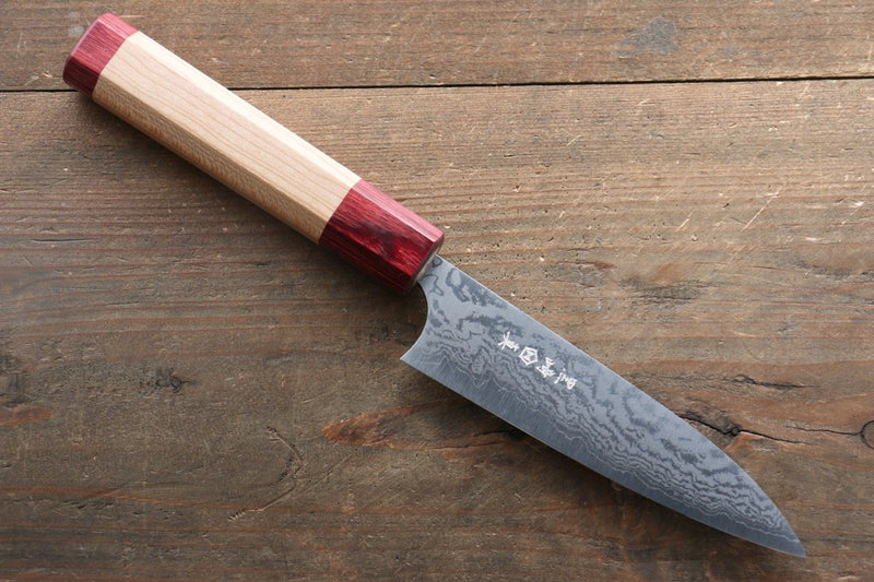 Makoto Kurosaki VG10 Damas Petite-utilité.  120mm Cerisier américain Manipuler - japanny-FR