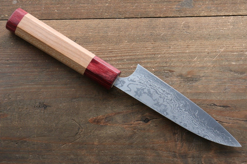 Makoto Kurosaki VG10 Damas Petite-utilité.  120mm Cerisier américain Manipuler - japanny-FR