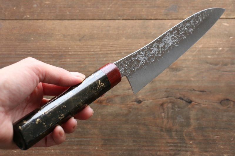 Yu Kurosaki Shizuku R2/SG2 Petit Santoku  155mm Enji Laqué Manipuler - japanny-FR