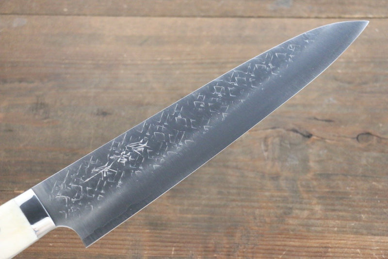 Takeshi Saji SRS13 Martelé Gyuto  240mm Os de vache Manipuler - japanny-FR