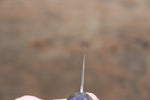 Yu Kurosaki R2/SG2 Damas Petit Santoku  155mm Laqué bleu Manipuler - japanny-FR