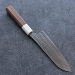 Yu Kurosaki Senko Ei R2/SG2 Martelé Santoku  165mm Noix Manipuler - japanny-FR