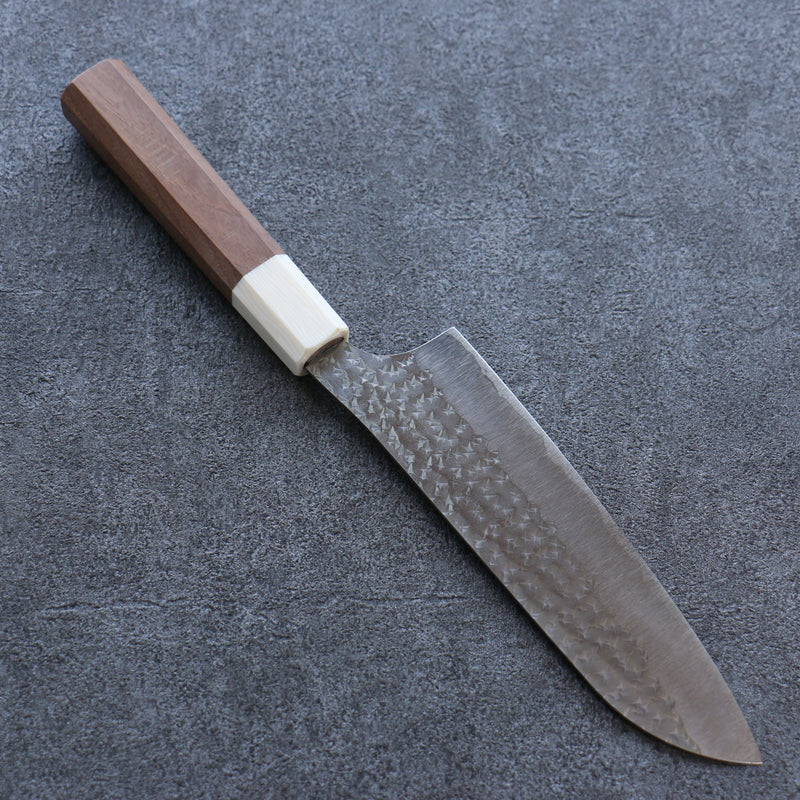Yu Kurosaki Senko Ei R2/SG2 Martelé Santoku  165mm Noix Manipuler - japanny-FR