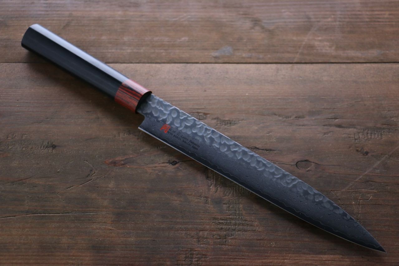 Couteau à Sushi de 10 pouces, damas en acier VG10, couteaux japonais pour  le saumon, fileter le poisson, couteau Sashimi - AliExpress