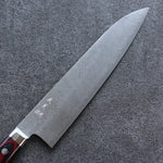 Yoshimi Kato VG10 Damas Migaki Polish Terminé Gyuto  210mm Bois de pakka rouge Manipuler - japanny-FR