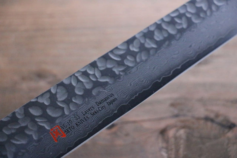 Iseya VG10 33 Couteau de chef de cuisine japonais Santoku & Sushi Damas 33 Set 210mm - japanny-FR