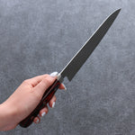 Yoshimi Kato VG10 Damas Migaki Polish Terminé Gyuto  210mm Bois de pakka rouge Manipuler - japanny-FR