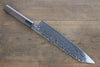 Sukenari ZDP189 Damas Kirituke Gyuto  270mm Shitan Manipuler - japanny-FR