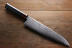 Iseya VG10 33 Couche Damas japonais 80mm, Petty 150mm, Santoku, Petit Santoku Gyuto 210mm & Couteau de chef de sushi 210mm Set - japanny-FR