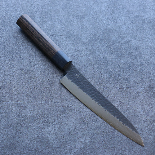 Shizu Gen VG10 Martelé Finition noire Gyuto  180mm Bois de Pakka marron Manipuler - japanny-FR