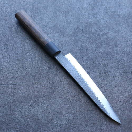 Shizu Gen VG10 Martelé Finition noire Gyuto  180mm Bois de Pakka marron Manipuler - japanny-FR