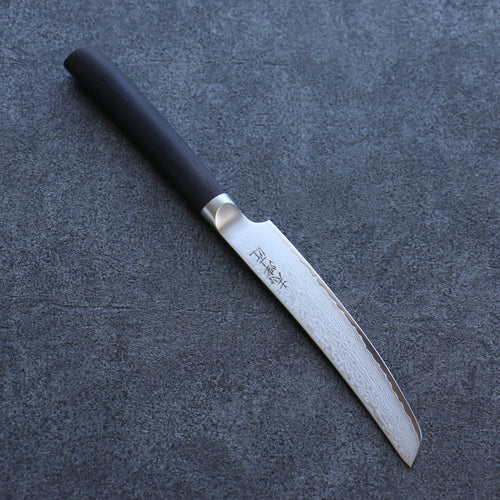 Shizu VG10 Damas couteau à steak  130mm Bois de pakka noir Manipuler - japanny-FR