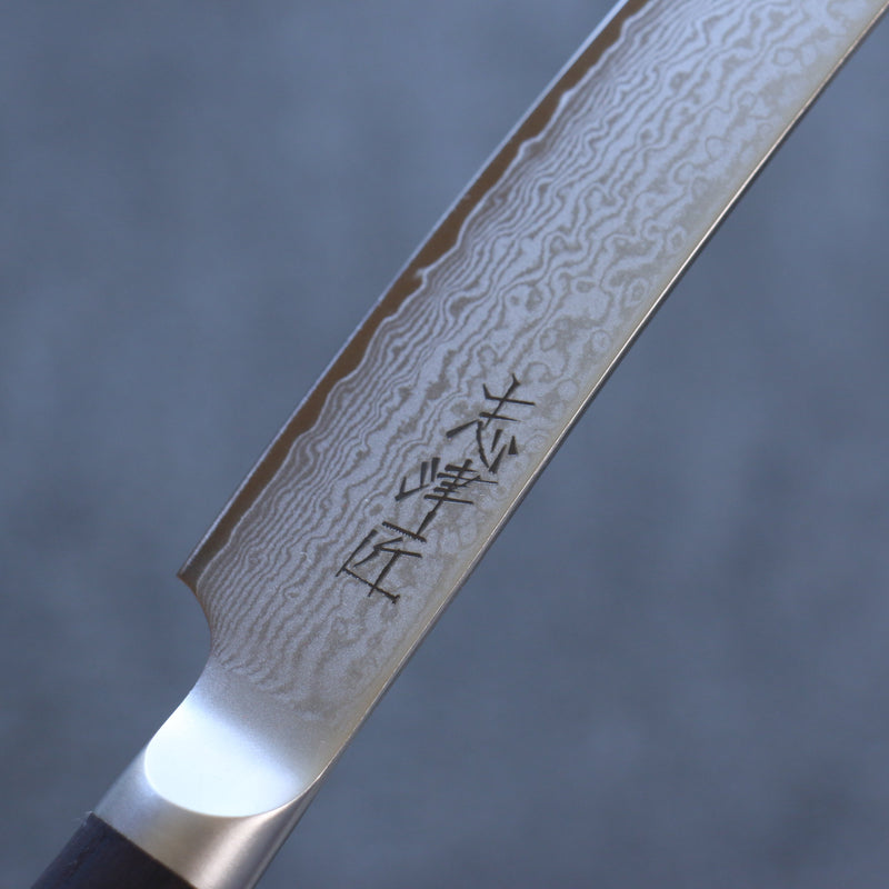 Shizu VG10 Damas couteau à steak  130mm Bois de pakka noir Manipuler - japanny-FR