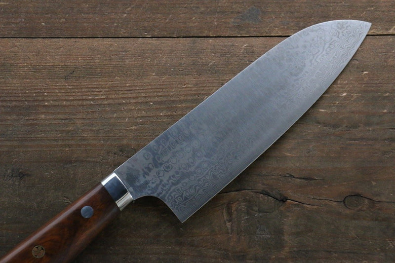 Nao Yamamoto Coreless Damas Santoku  170mm Ironwood Manipuler - japanny-FR