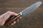 Nao Yamamoto Coreless Damas Santoku  170mm Ironwood Manipuler - japanny-FR