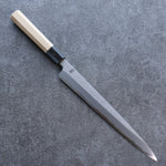 Kikuzuki Acier Blanc No.2 Nashiji Yanagiba  270mm Magnolia Manipuler - japanny-FR