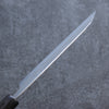 Kikuzuki Acier Blanc No.2 Nashiji Kiritsuke Santoku  180mm Magnolia Manipuler - japanny-FR