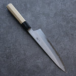 Kikuzuki Acier Blanc No.2 Nashiji Gyuto  210mm Magnolia Manipuler - japanny-FR