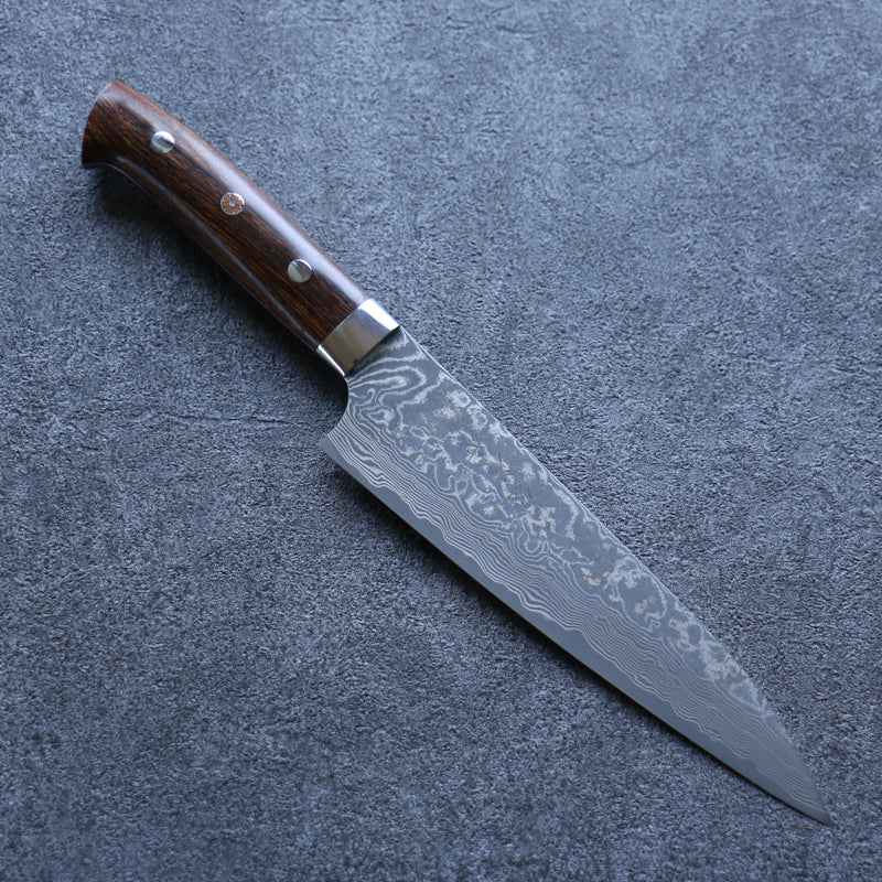 Takeshi Saji R2/SG2 Damas noir Gyuto  180mm Ironwood Manipuler - japanny-FR
