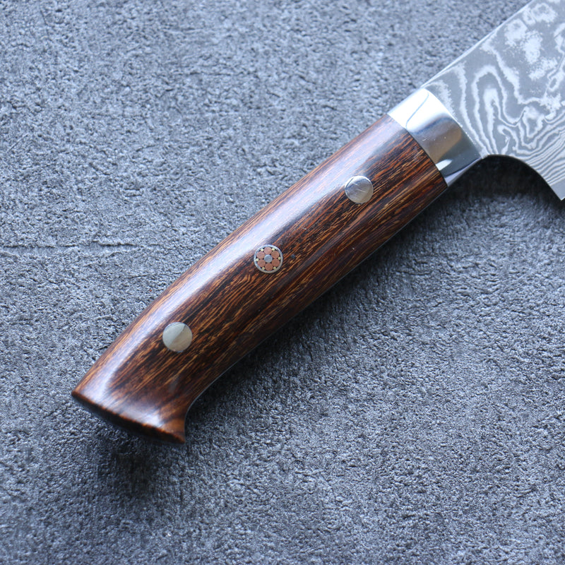 Takeshi Saji R2/SG2 Damas noir Gyuto  180mm Ironwood Manipuler - japanny-FR
