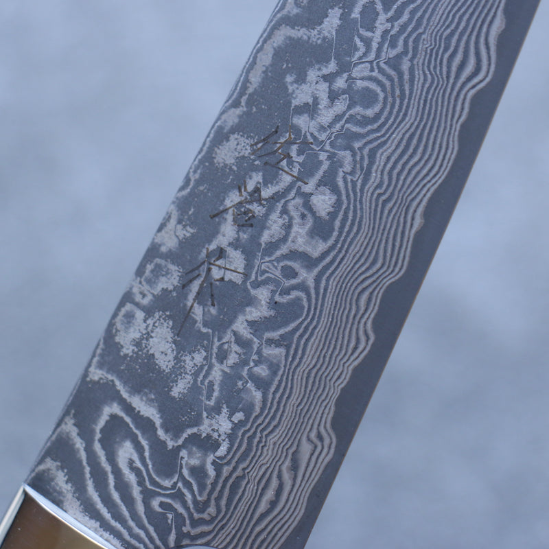 Takeshi Saji R2/SG2 Damas noir Gyuto  180mm Ironwood Manipuler - japanny-FR
