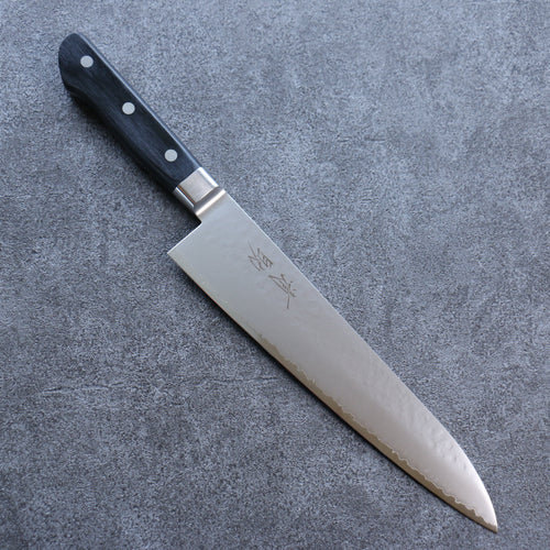 Seisuke VG5 Martelé Kasumitogi Gyuto  240mm Bois de pakka noir Manipuler - japanny-FR