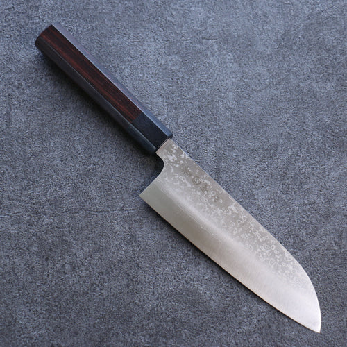 Makoto Kurosaki VG10w Damas Santoku  165mm Shitan Manipuler - japanny-FR