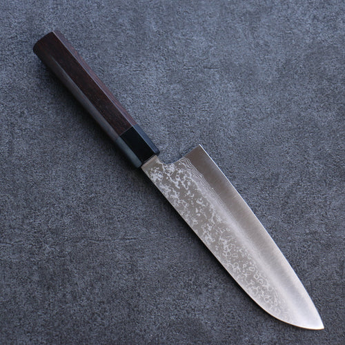 Makoto Kurosaki VG10w Damas Santoku  165mm Shitan Manipuler - japanny-FR