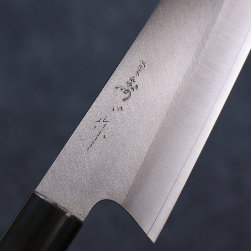 Misuzu VG10 Kasumitogi Bunka  180mm Poignée laquée marron Manipuler - japanny-FR