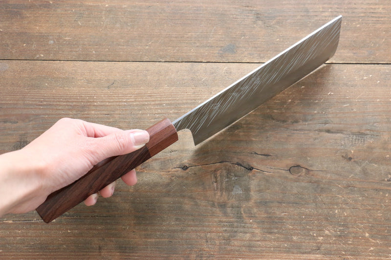 Yu Kurosaki Fujin VG10 Martelé Damas Nakiri  165mm Manipuler - japanny-FR