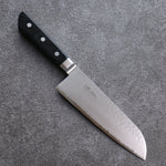 Seisuke VG5 Martelé Kasumitogi Santoku  175mm Bois de pakka noir Manipuler - japanny-FR