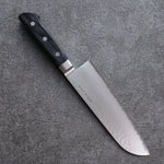 Seisuke VG5 Martelé Kasumitogi Santoku  175mm Bois de pakka noir Manipuler - japanny-FR