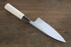 Sakai Takayuki Kasumitogi White Steel Temari engraving Deba  165mm - japanny-FR