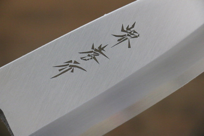 Sakai Takayuki Kasumitogi White Steel Koinotakinobori engraving Deba - japanny-FR