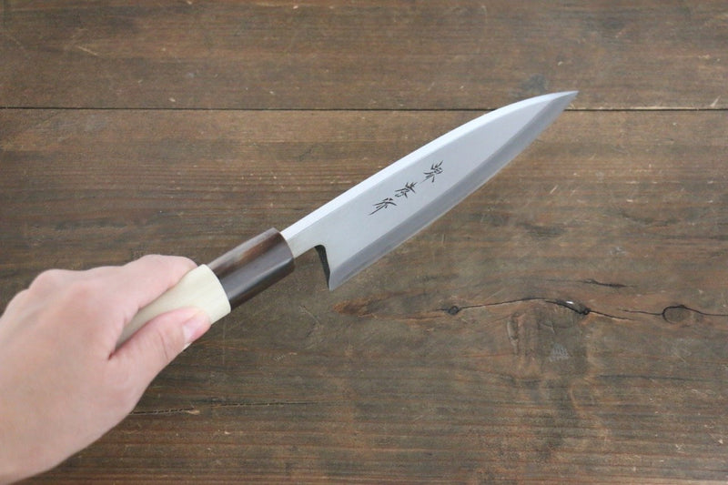 Sakai Takayuki Kasumitogi Acier Blanc Deba Couteau Japonais Manipuler - japanny-FR