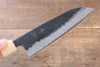 Seisuke Kokubyaku Super Bleu Martelé Santoku  165mm Morado Manipuler - japanny-FR