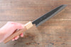 Seisuke Kokubyaku Super Bleu Martelé Santoku  165mm Morado Manipuler - japanny-FR