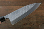 Sakai Takayuki Kasumitogi White Steel Asanoha engraving Deba - japanny-FR