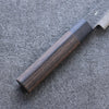 Shizu Gen VG10 Martelé Finition noire Petite-utilité  130mm Bois de Pakka marron Manipuler - japanny-FR