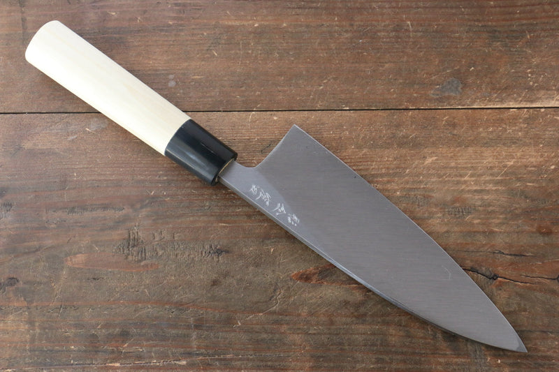 Sakai Takayuki Kasumitogi White Steel Sojyonokoi engraving Deba - japanny-FR