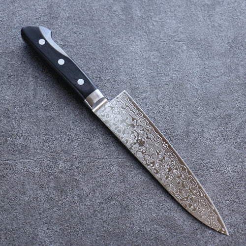 Seisuke AUS10 45 Couche de Damas Gyuto  180mm Bois de pakka noir Manipuler - japanny-FR