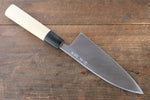 Sakai Takayuki Kasumitogi White Steel Shippou engraving Deba - japanny-FR